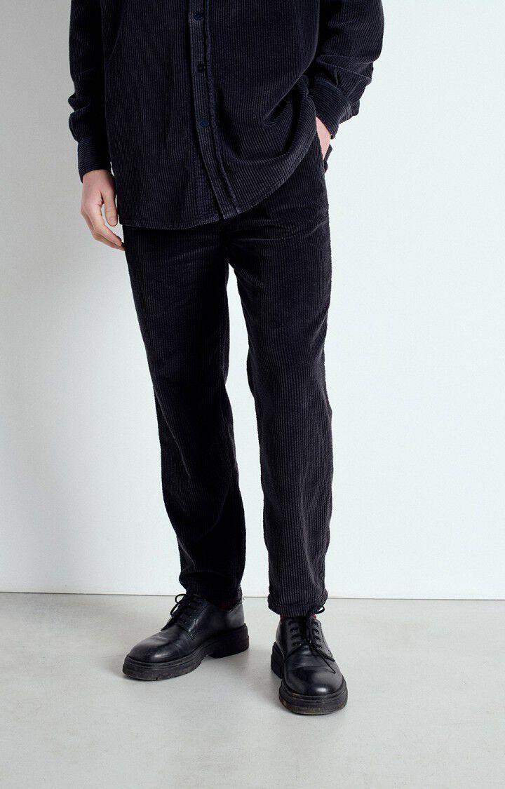 American Vintage Padow Cordhose Jogging Carbone Herren dunkelgrau